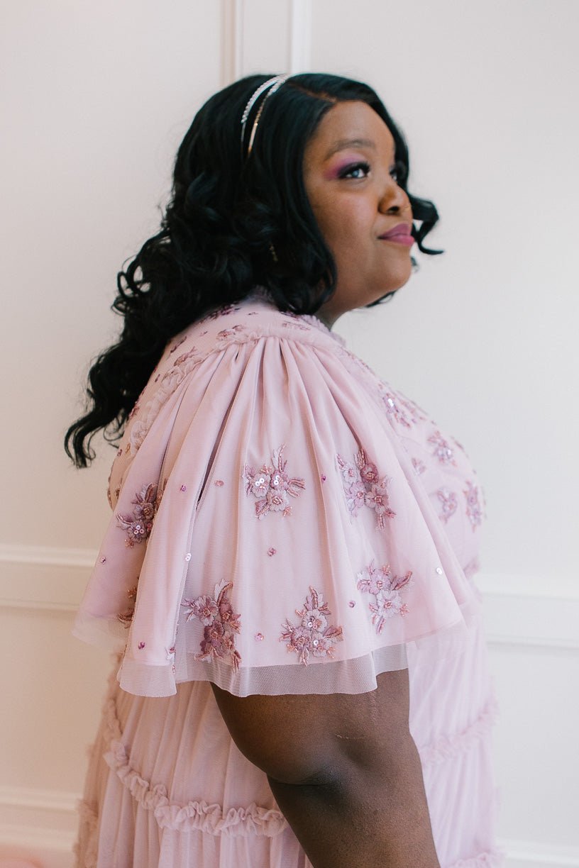 Anastasia Dress in Mauve