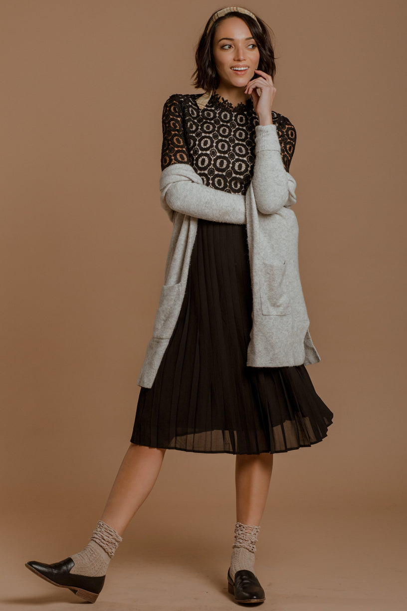 Arabella Lace Dress in Black