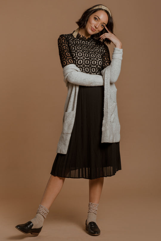 Arabella Lace Dress in Black