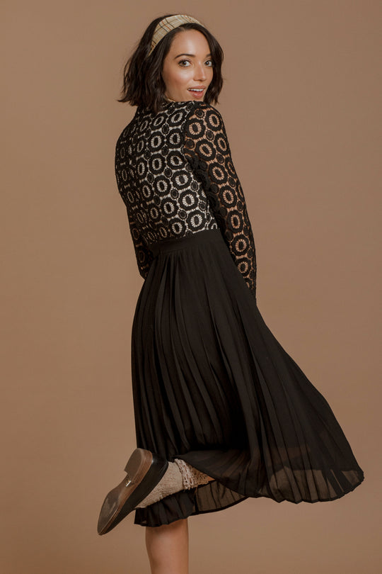 Arabella Lace Dress in Black