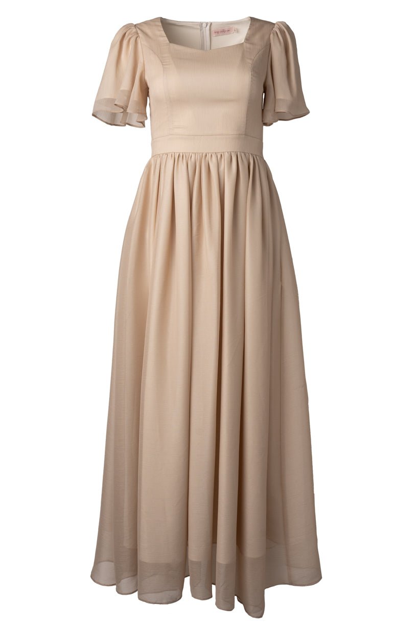 Abbie Dress in Champagne-Adult
