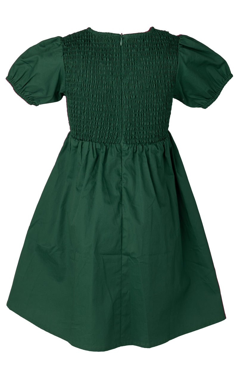 Mini Addie Dress in Green - FINAL SALE-Mini