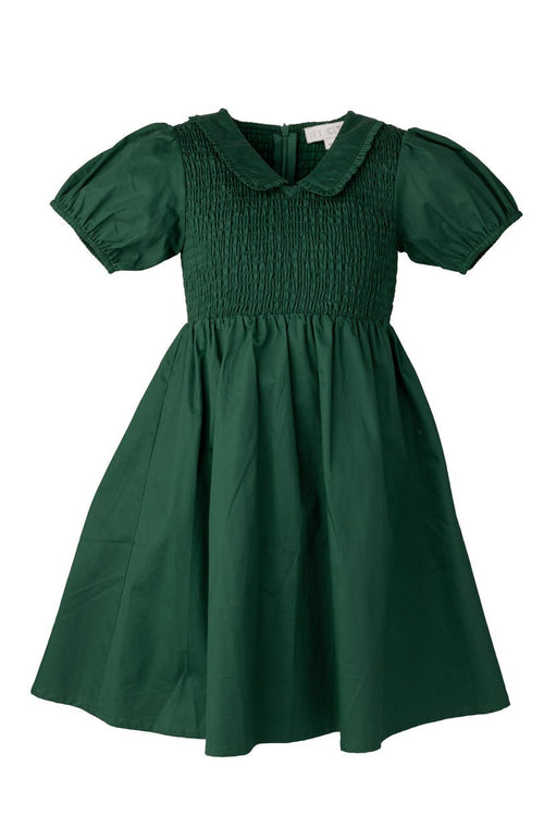 Mini Addie Dress in Green - FINAL SALE