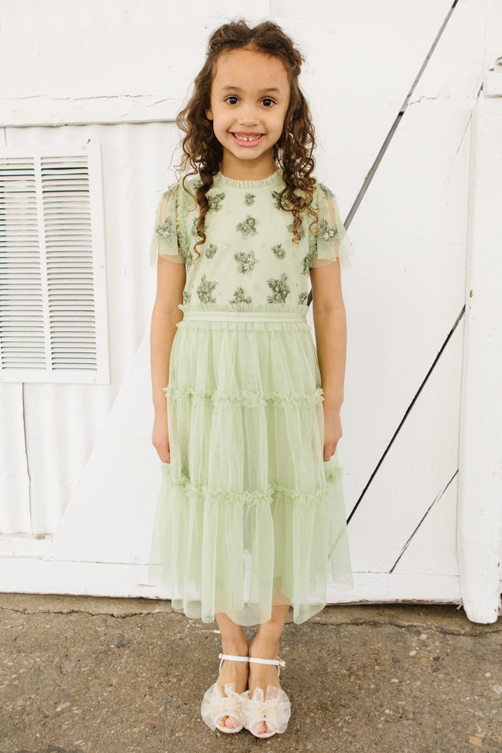 Mini Anastasia Dress in Sage