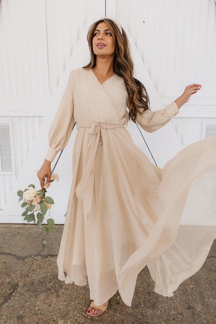Andie Dress in Champagne - FINAL SALE