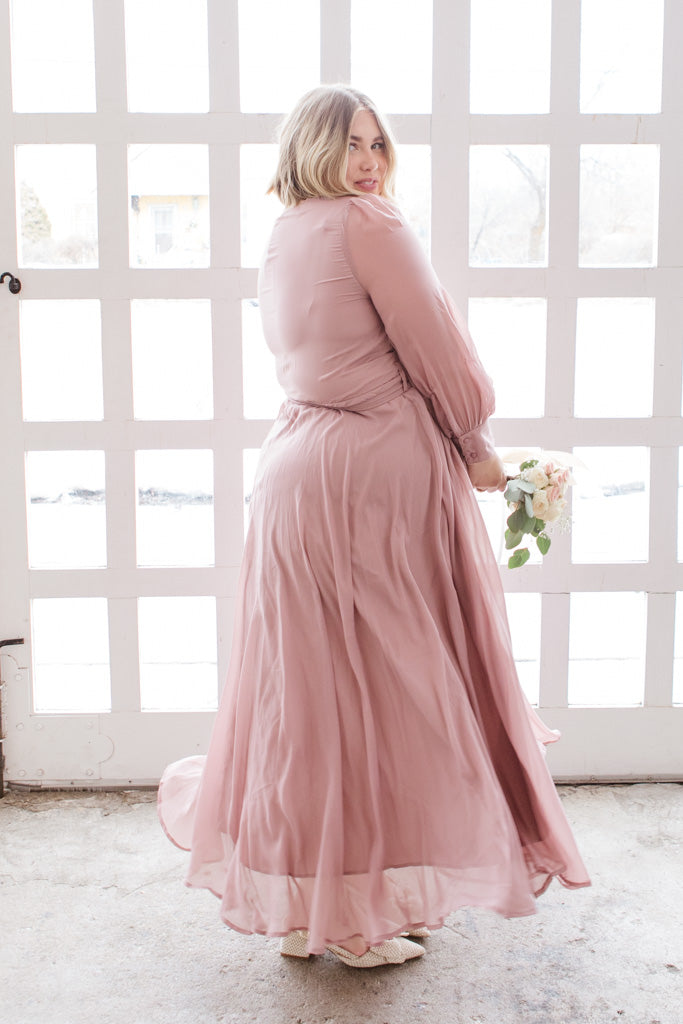 Andie Dress in Dusty Rose - FINAL SALE