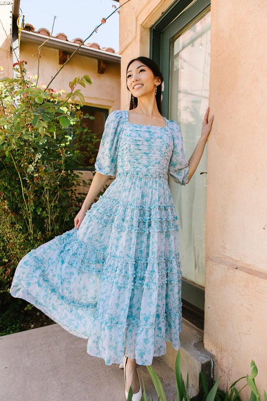 Aniston Dress in Blue - FINAL SALE-Adult