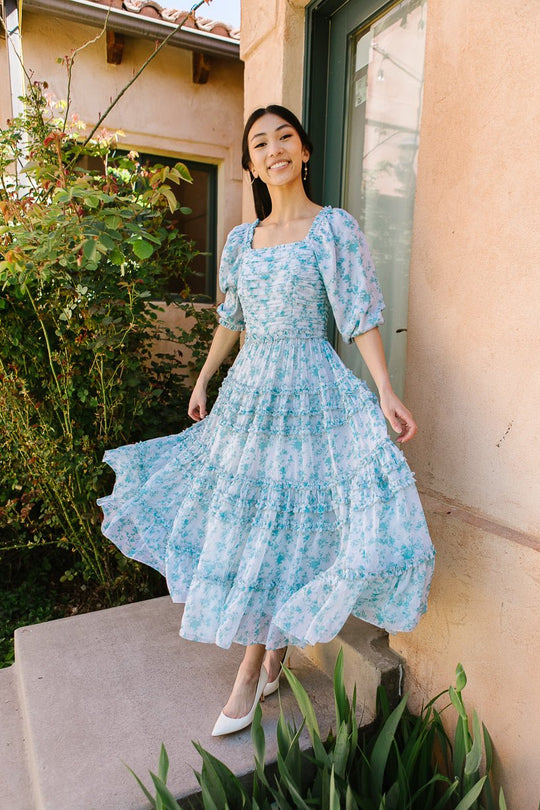 Aniston Dress in Blue - FINAL SALE-Adult