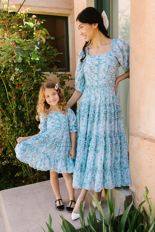 Mini Aniston Dress in Blue