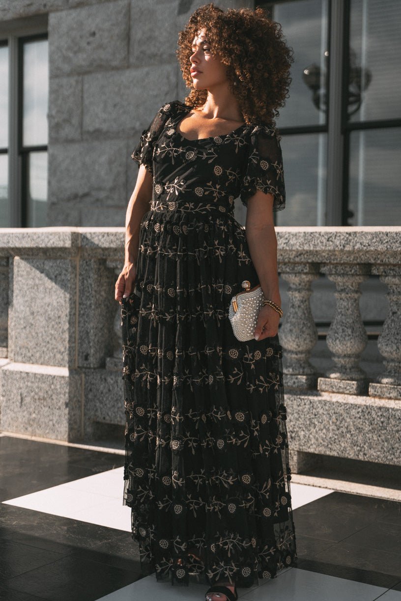 Athena Dress in Black - FINAL SALE-Adult