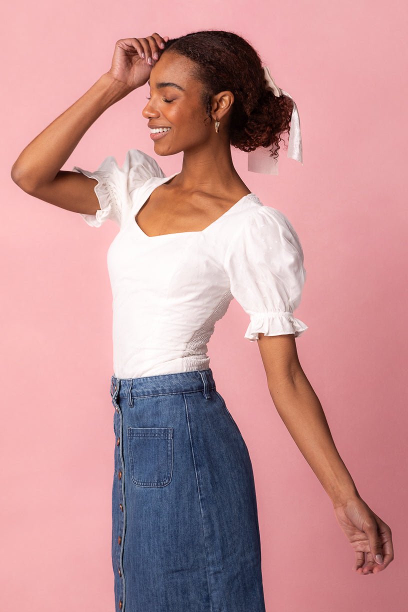 yilon ANGE BALLERINA TOPS アイボリー（Yilon ANGE BALLERINA