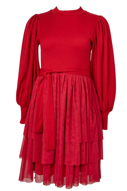 Short Cosette Dress in Red - FINAL SALE-Adult