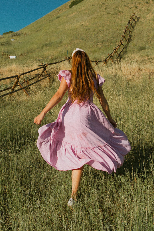 Dahlia Dress in Purple