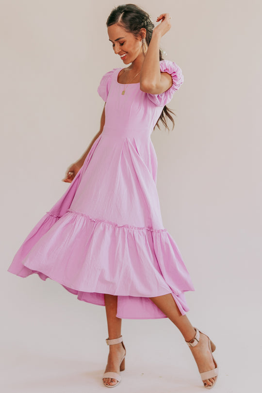 Dahlia Dress in Purple