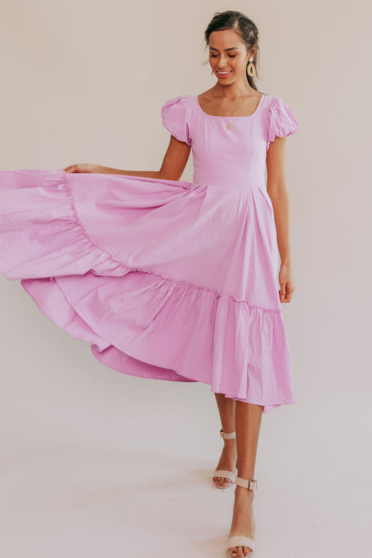 Dahlia Dress in Purple