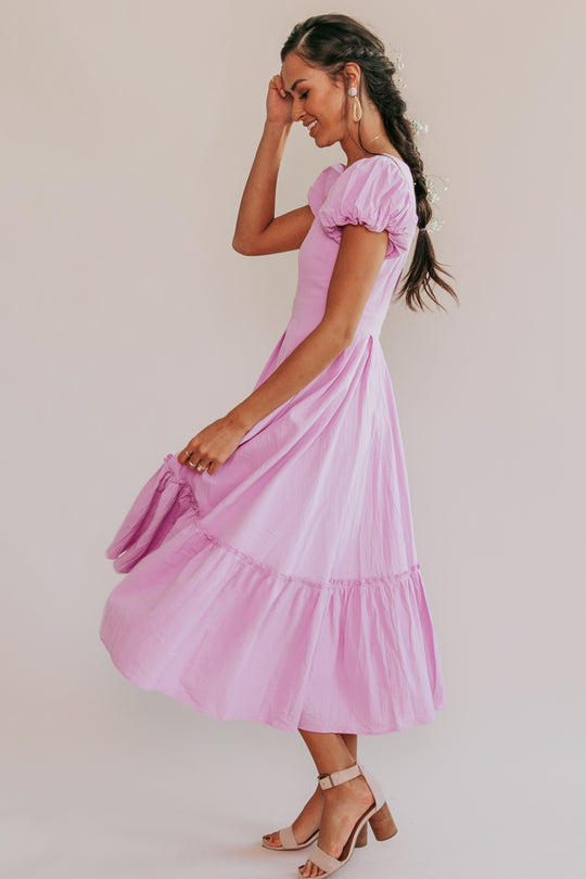 Dahlia Dress in Purple