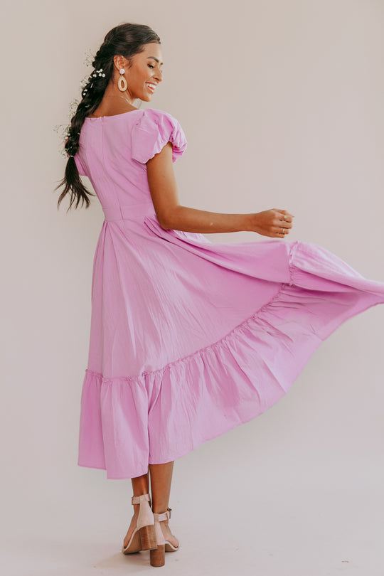 Dahlia Dress in Purple