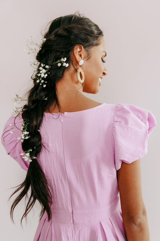 Dahlia Dress in Purple