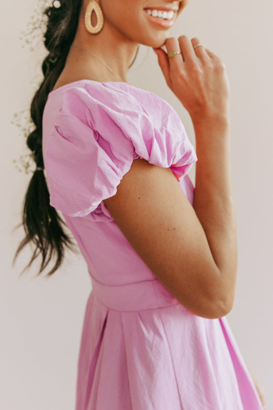 Dahlia Dress in Purple