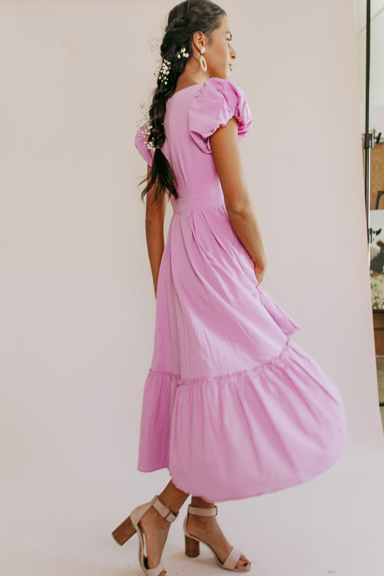 Dahlia Dress in Purple