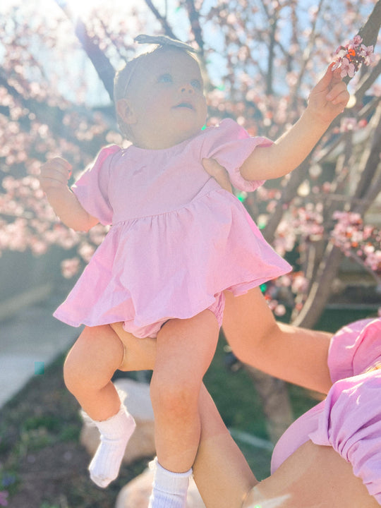 Baby Dahlia Dress in Purple