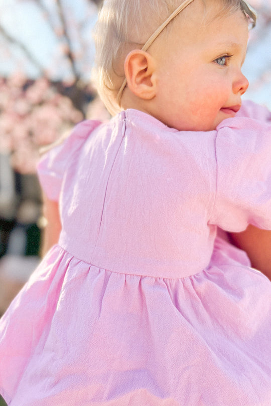 Baby Dahlia Dress in Purple