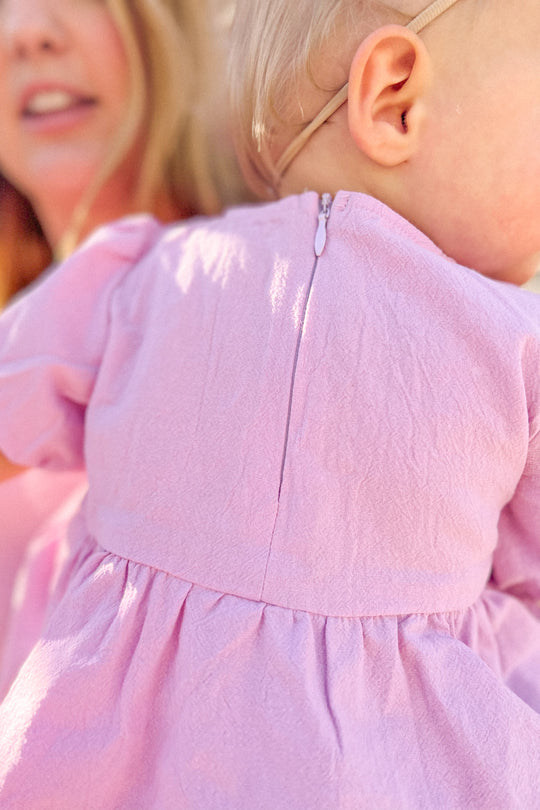 Baby Dahlia Dress in Purple