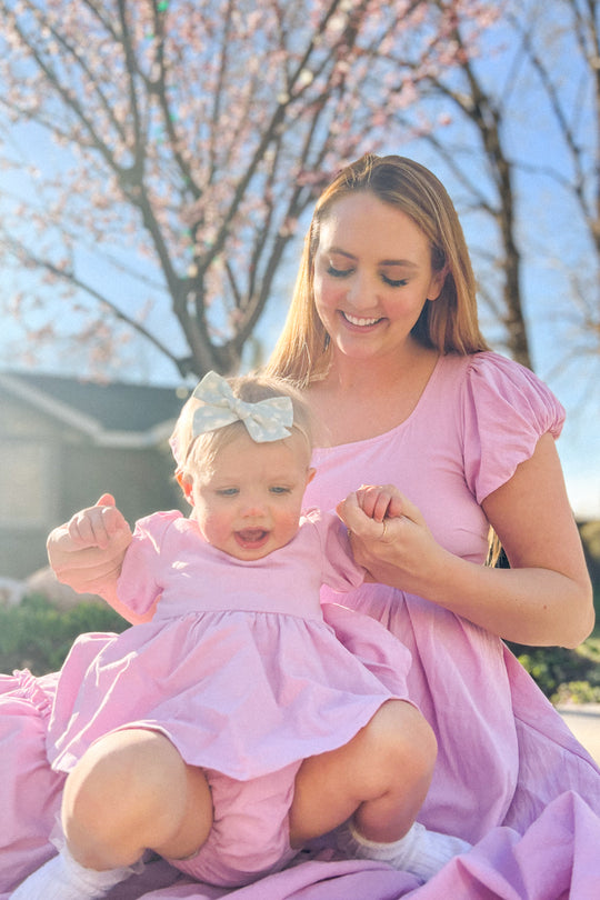 Baby Dahlia Dress in Purple