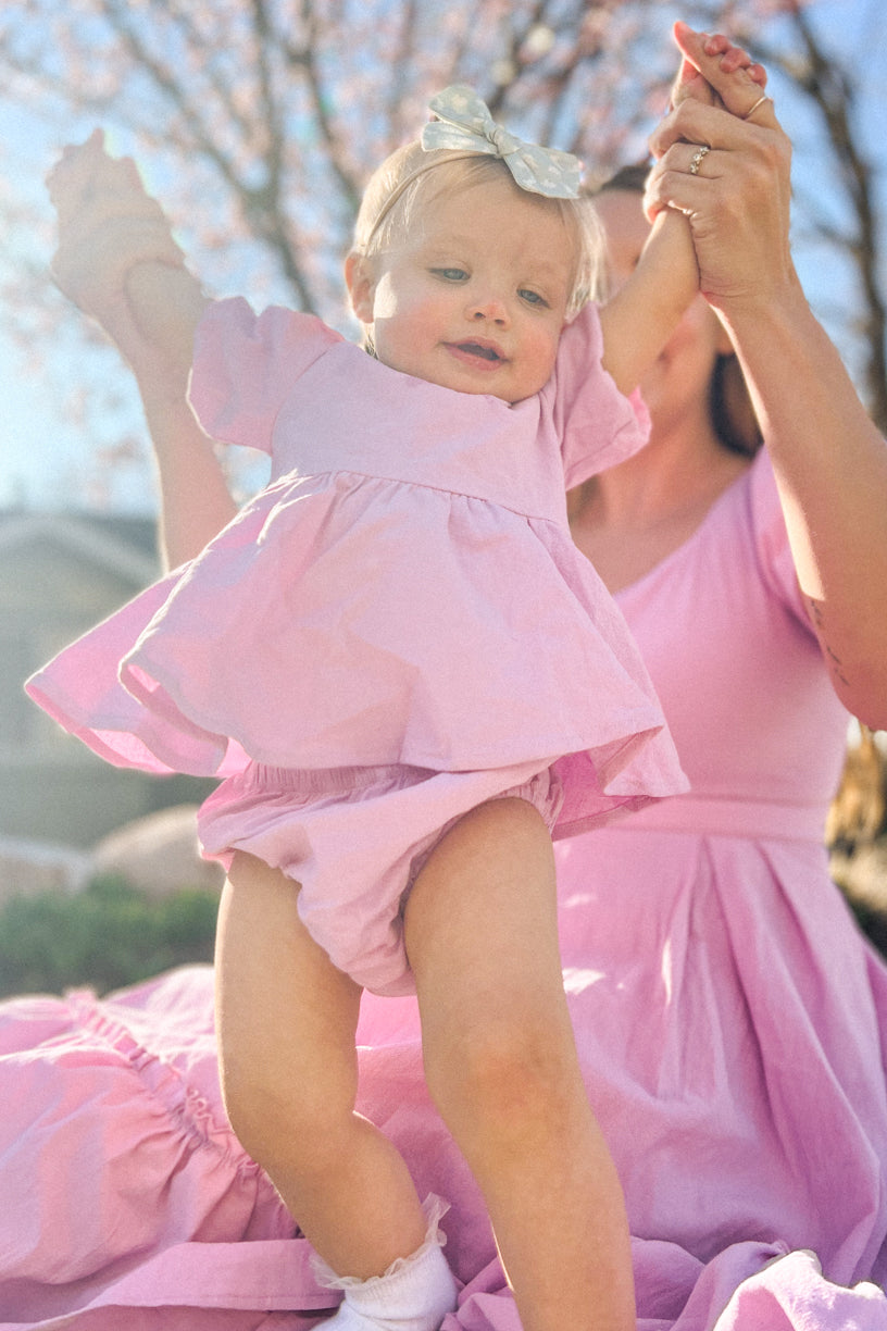Baby Dahlia Dress in Purple