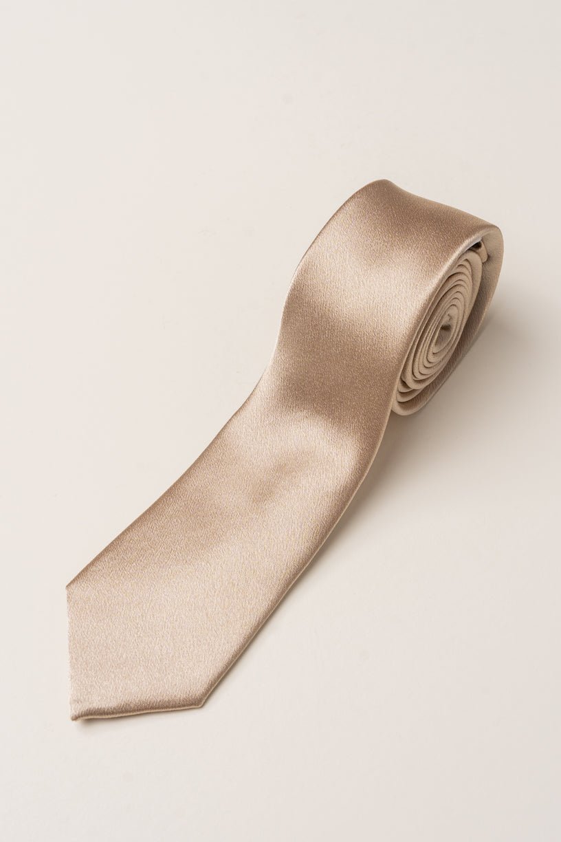 Max Mens Tie in Champagne-Adult