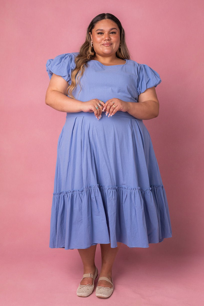 Dahlia Dress in Blue