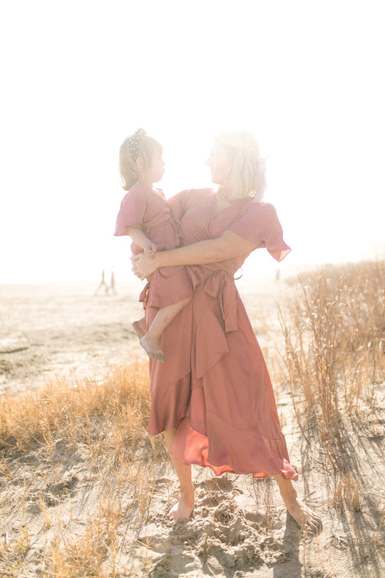 Maggie Dress in Desert Rose