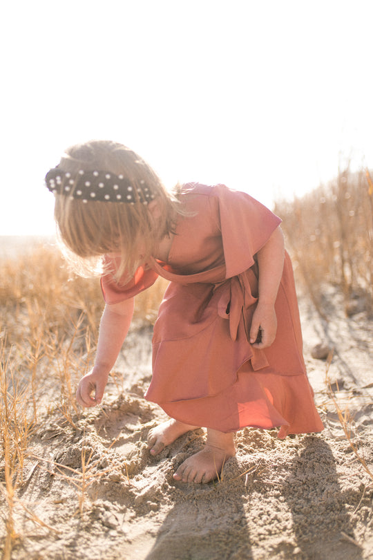 Mini Maggie Dress in Desert Rose