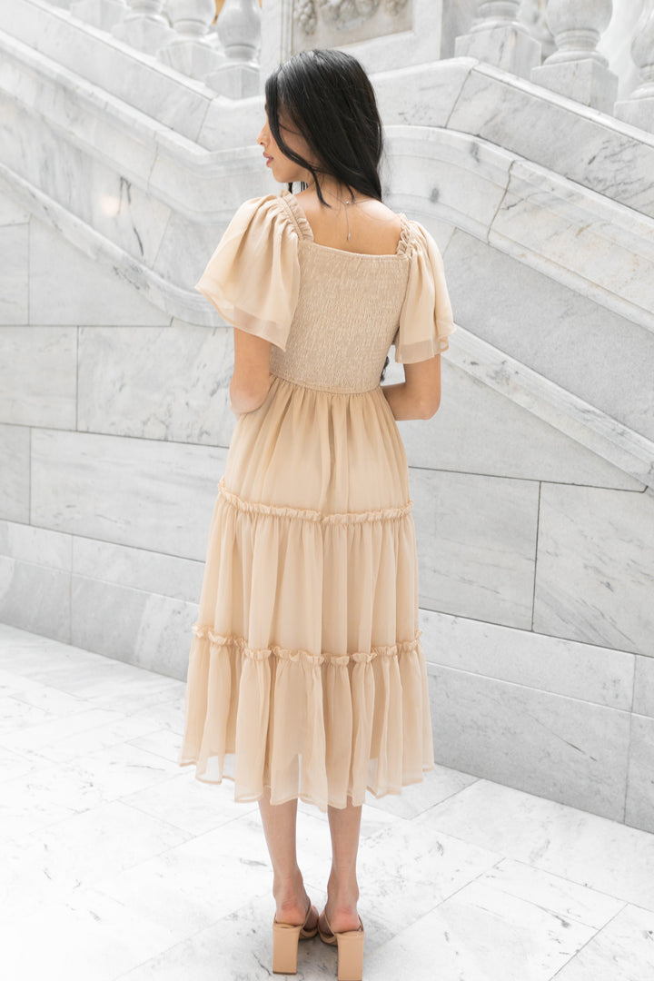 Ellie Dress in Champagne - FINAL SALE