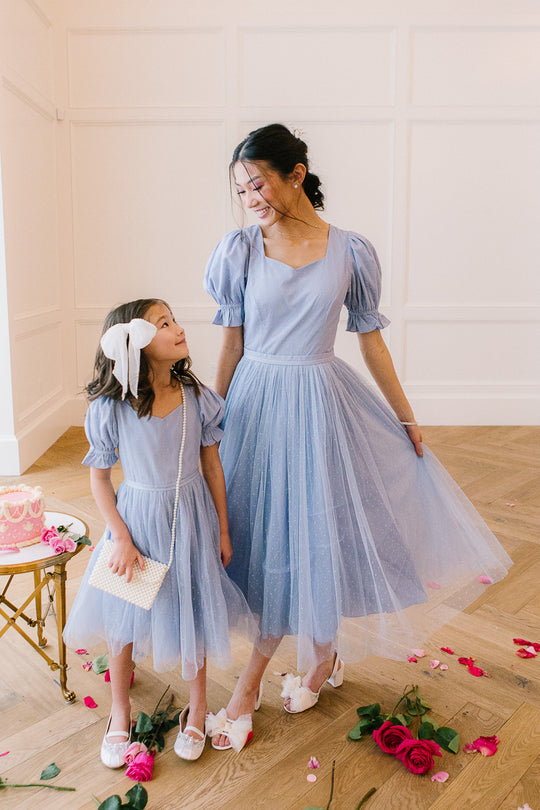 Mini Encore Dress in Periwinkle
