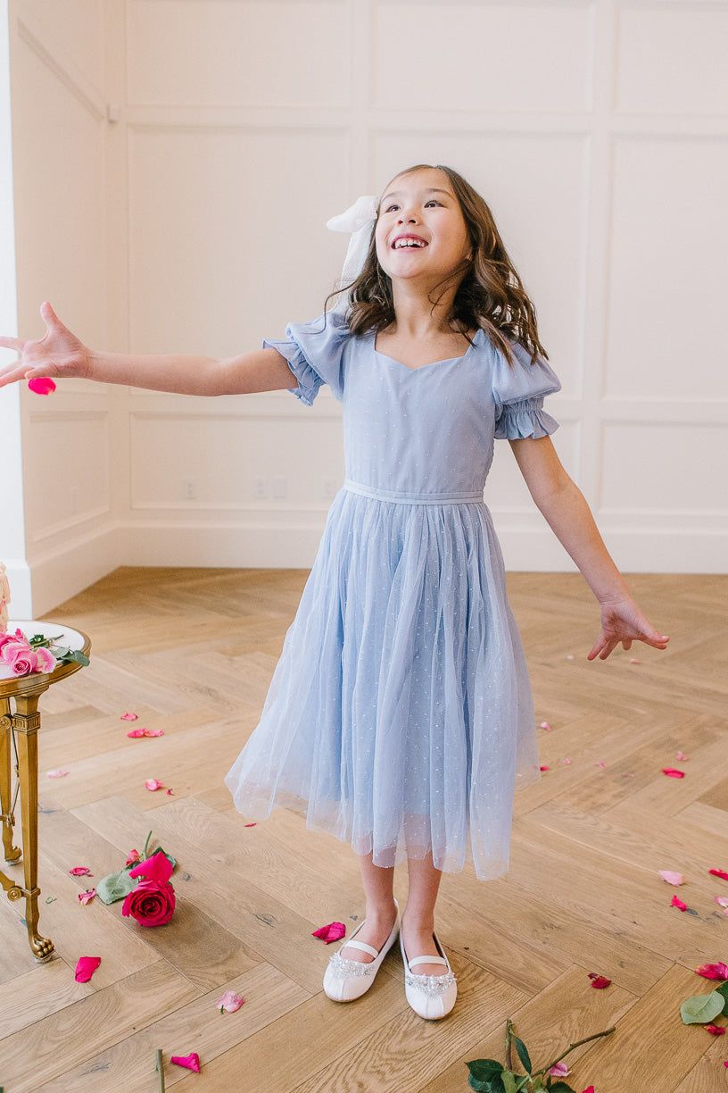 Mini Encore Dress in Periwinkle