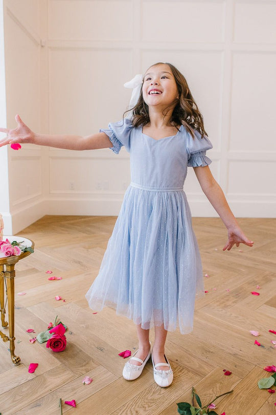 Mini Encore Dress in Periwinkle