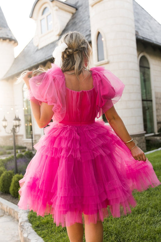 Pixie Dress in Hot Pink - FINAL SALE-Adult