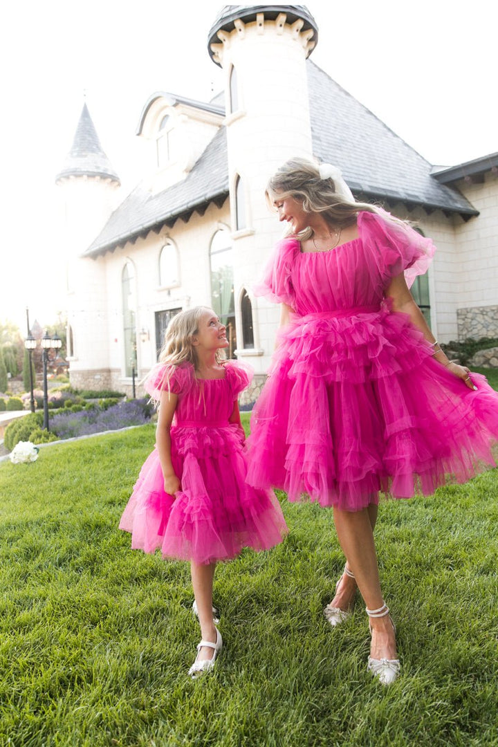 Pixie Dress in Hot Pink - FINAL SALE-Adult