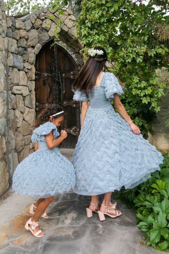 Cloud Nine Dress in Powder Blue
