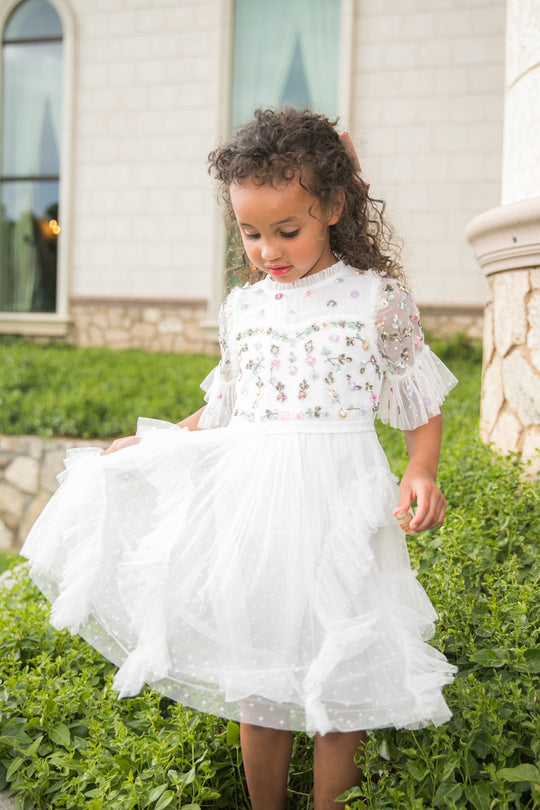 Mini Paris Dress in White