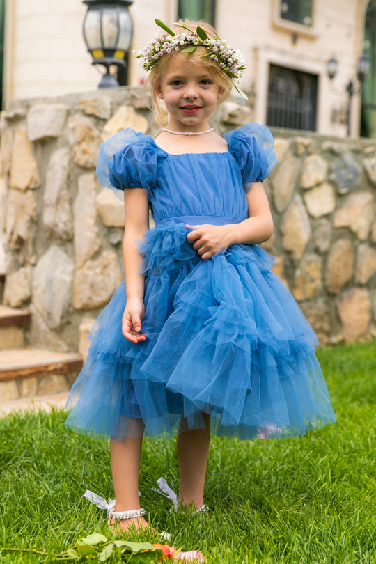 Mini Pixie Dress in Blue