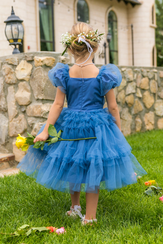 Mini Pixie Dress in Blue