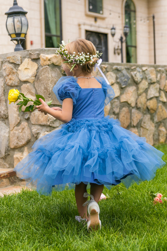 Mini Pixie Dress in Blue