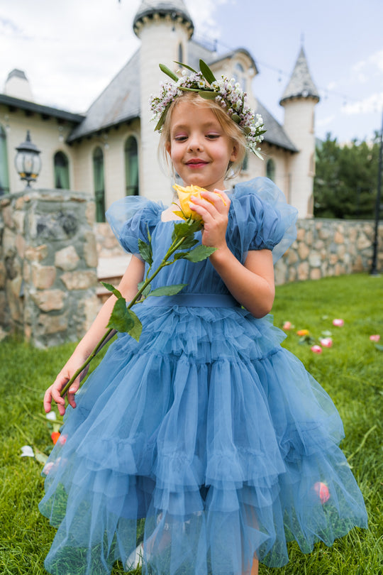 Mini Pixie Dress in Blue