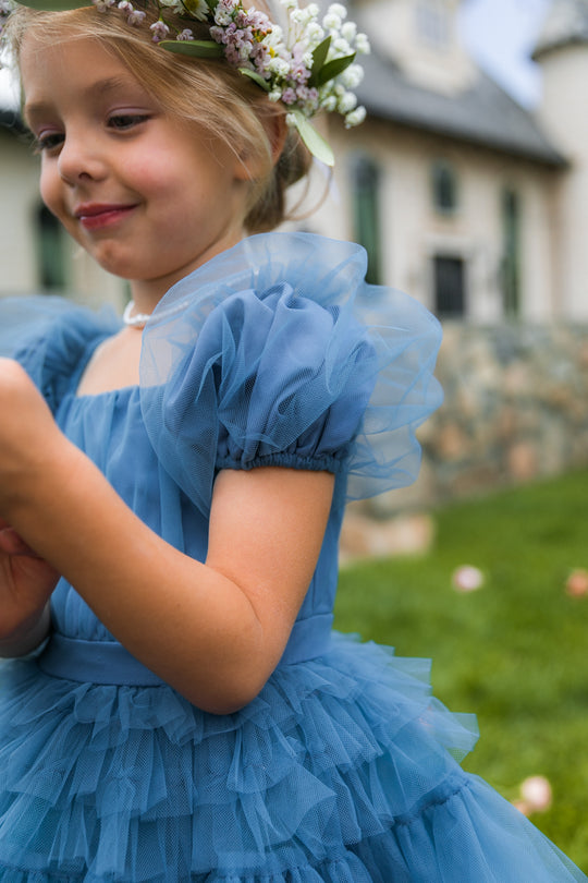 Mini Pixie Dress in Blue