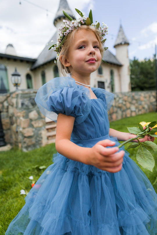 Mini Pixie Dress in Blue