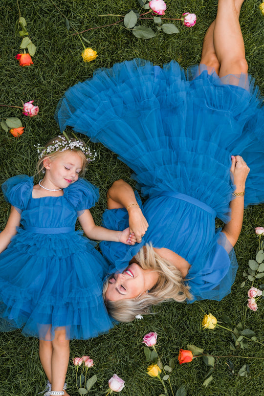 Mini Pixie Dress in Blue