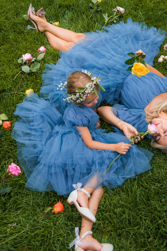 Mini Pixie Dress in Blue
