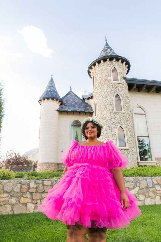Pixie Dress in Hot Pink - FINAL SALE-Adult